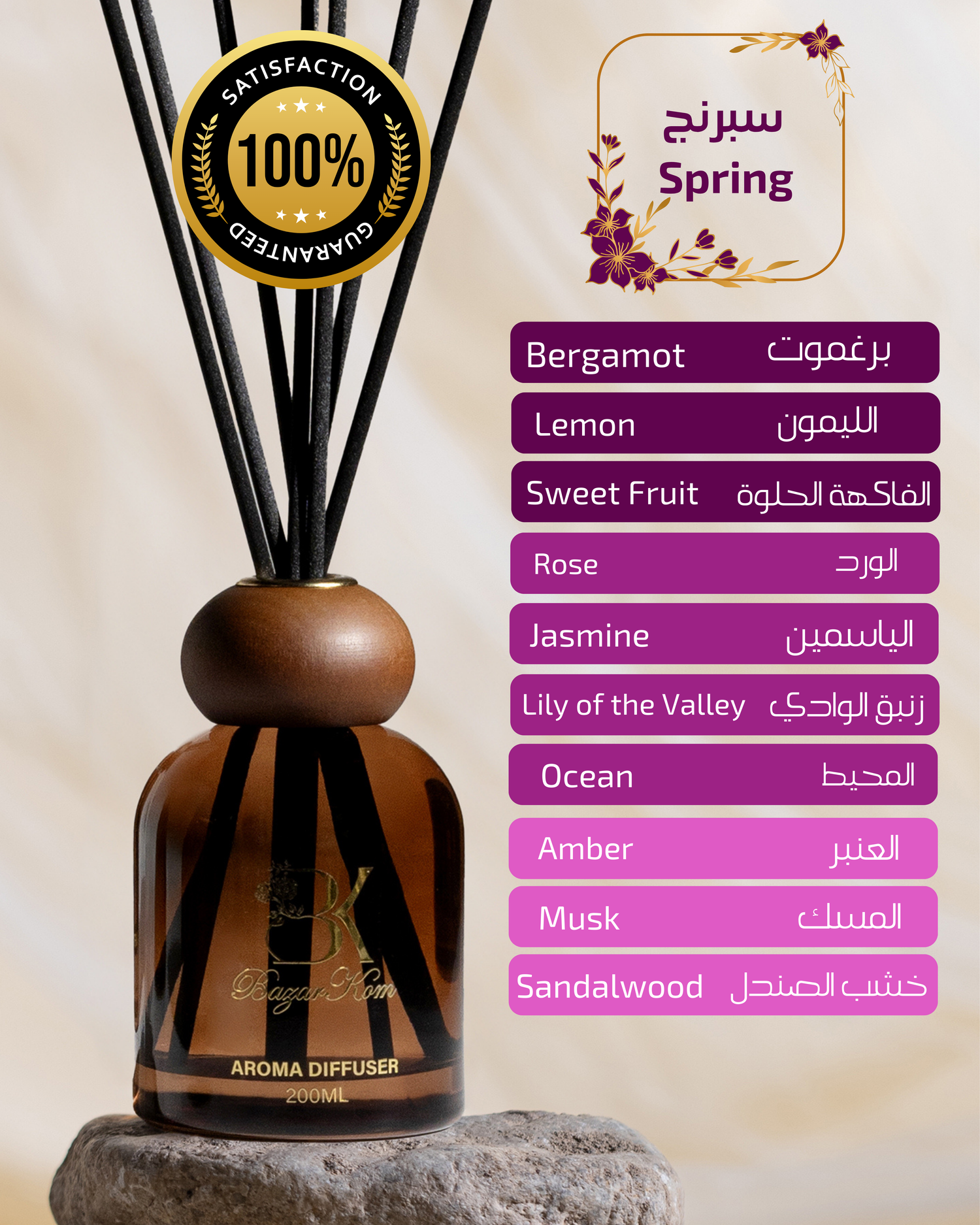 Bazarkom Aroma Diffuser - Spring