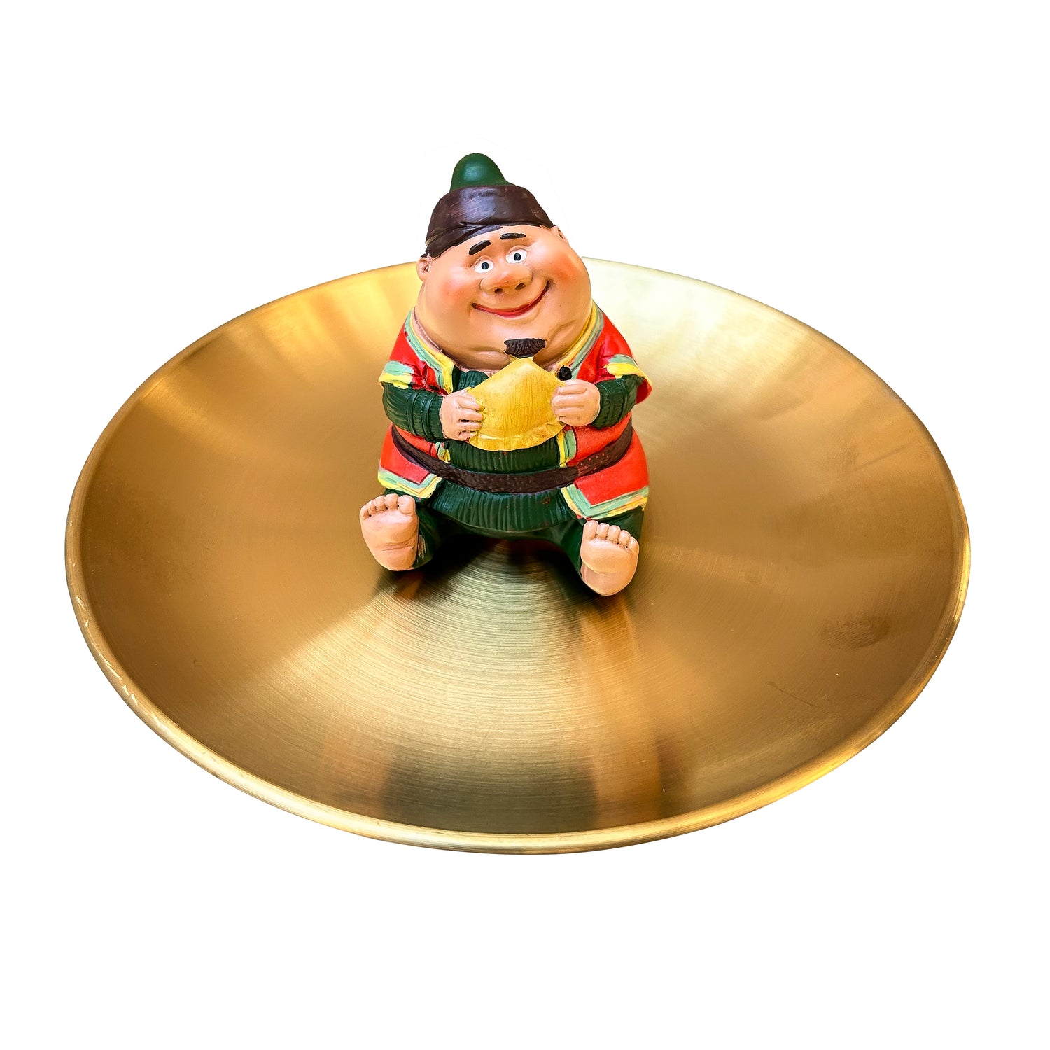 Fananees characters - Fat lovable man and Alselfi old man sitting on a presenting plate (2 piece)