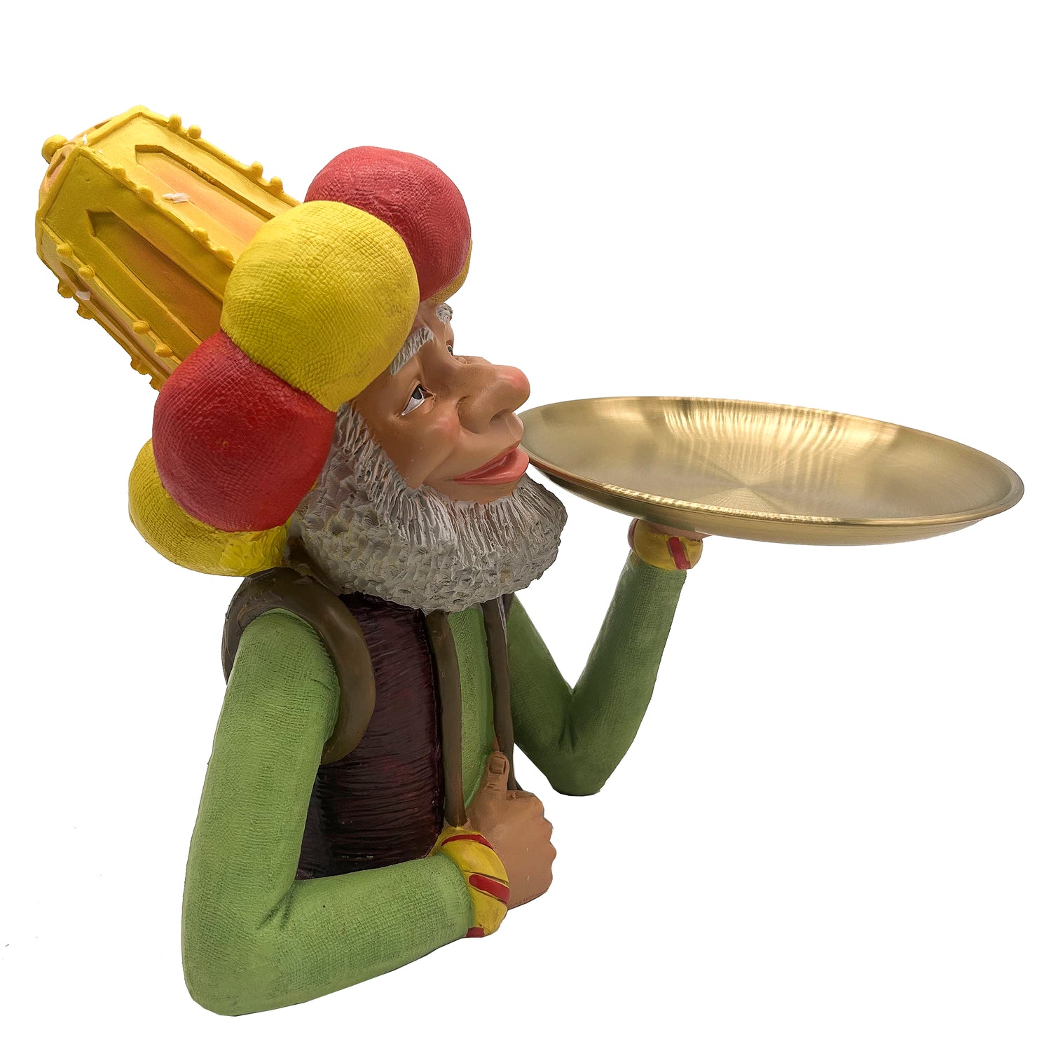 Fananees characters - Alselfi old man holding presenting plate