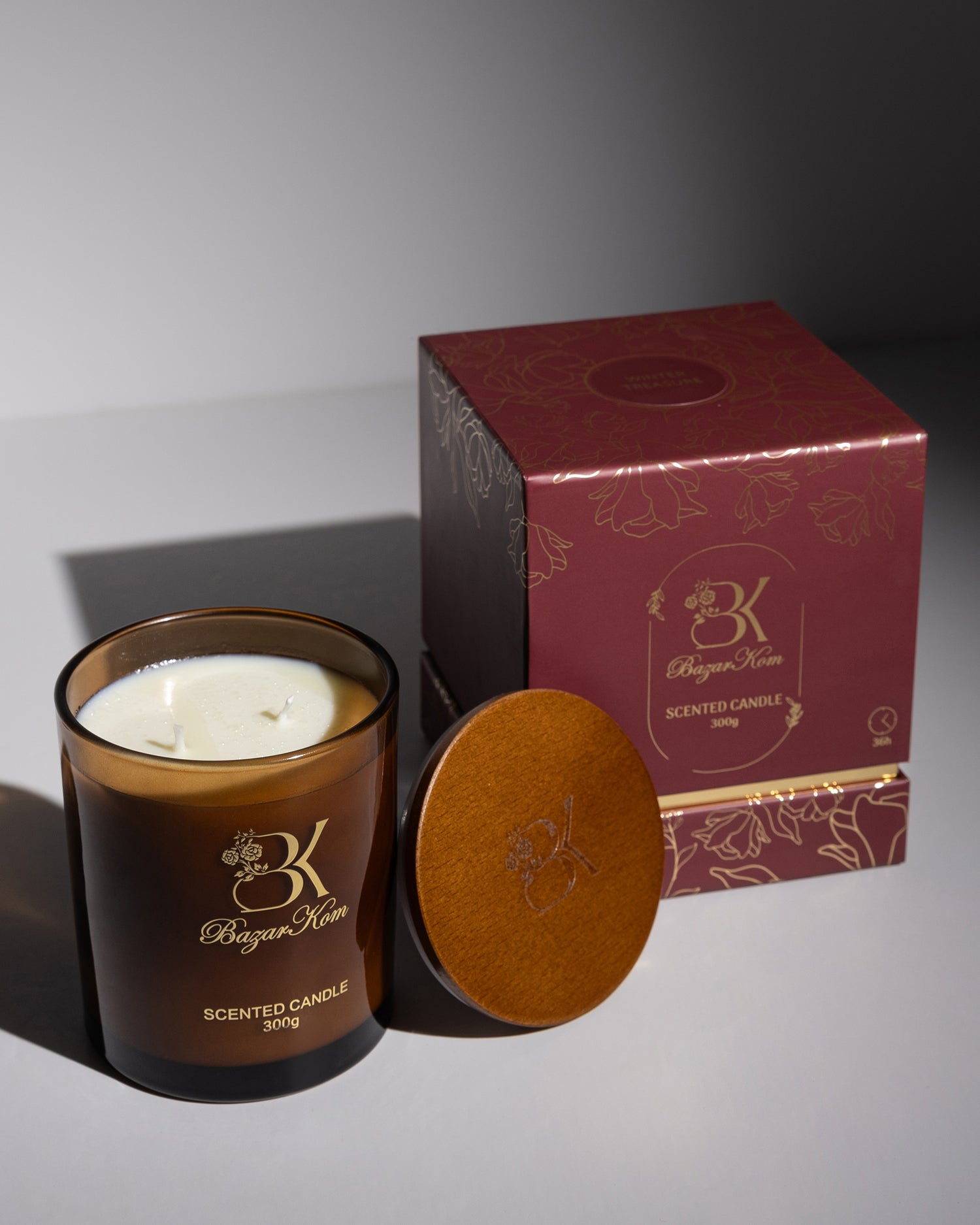 Bazarkom Scented Candle - Vanilla, 300g